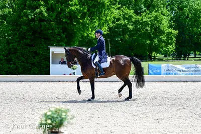 Willy Schetter mit Don Avalon bei der Dressurprüfung Klasse S*** Intermediaire II in Ludwigsburg 2022